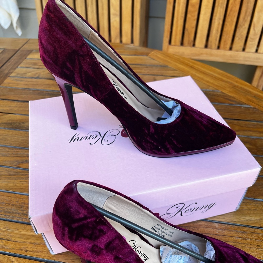 Red Velvet Heels